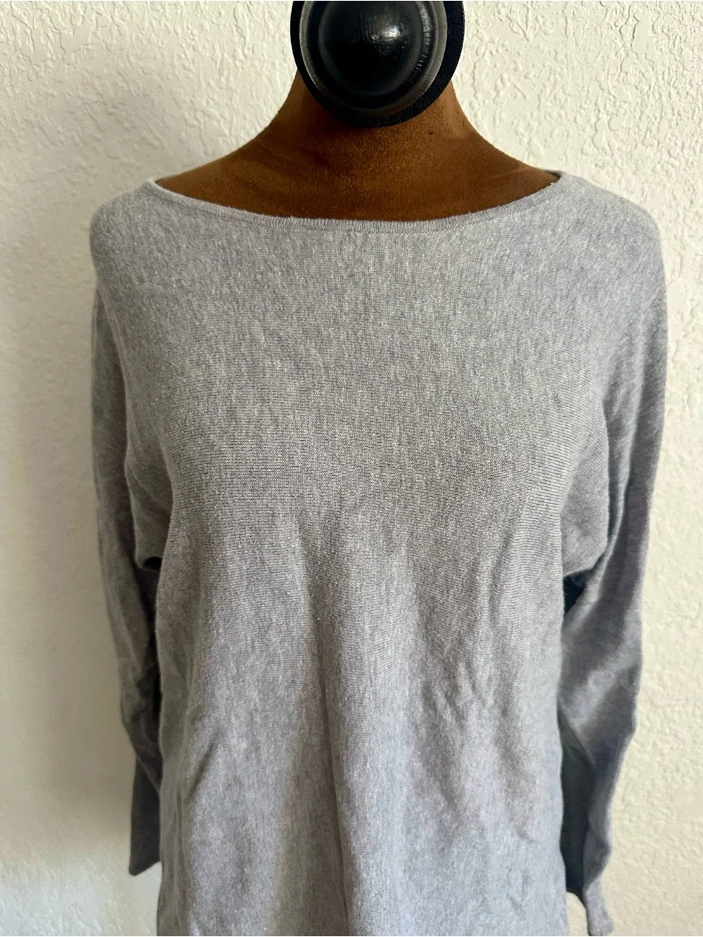 Michael Kors Light Gray Boatneck Sweater